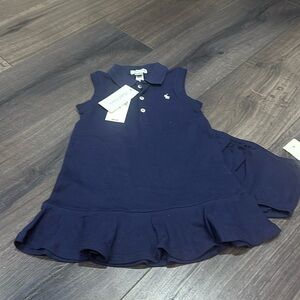 Ralph Lauren Navy Blue Sleeveless Dress - 24M